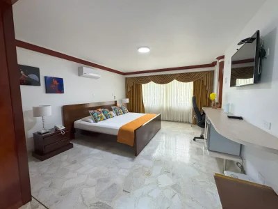 Habitación 202 con cama king del Hotel Boutique Luxury en Cali