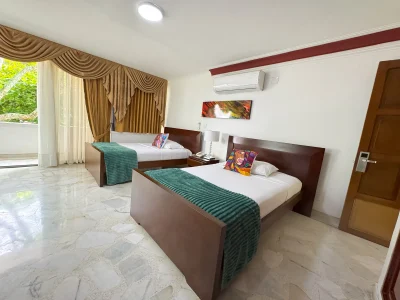 Habitación múltiple 301 del Hotel Boutique Luxury en Cali