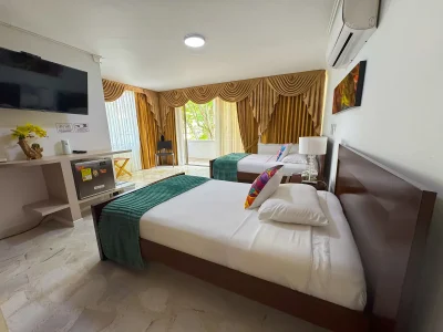 Habitación múltiple 301 del Hotel Boutique Luxury en Cali